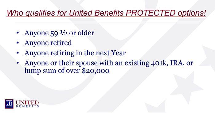 Who qualifies for United Benefits Protected Options?